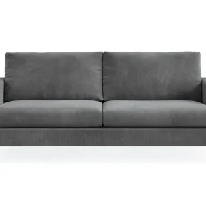 Kundfavorit Scandi Days Menard Compact 3-sits Manchestersoffa Grå - Möbler