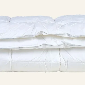 Fri frakt Medelvarmt fibertäcke vit - 150x210 cm