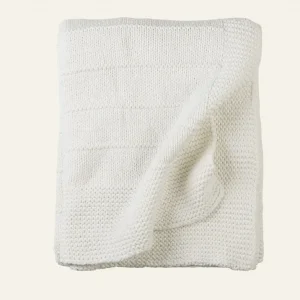 Pläd vit - 130x170 cm Snabb frakt