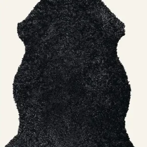 Fårskinn mörkgrå - 85 cm Erbjudande