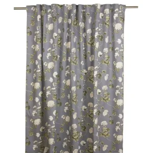 Pelargon Gardinlängd 145x245 cm Blå - Textil & mattor Erbjudandepris