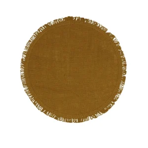 Billig Ville Tabletter Ø38 cm Gul - Inredning