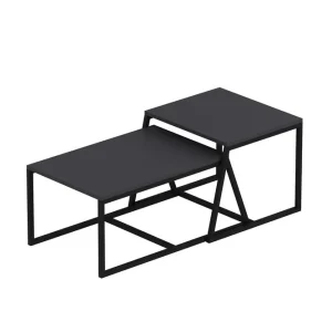 Populärt val Minimal Soffbord 75x50 cm Svart Hanah Home - Möbler