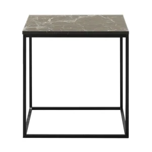 Lågt pris Ajmit Sidobord 50x52 cm Svart Hanah Home - Möbler