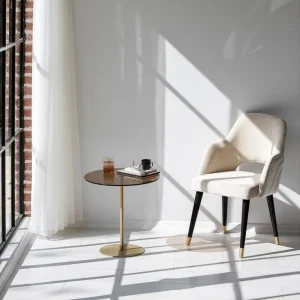 Fri frakt Chill-Out Sidobord 50x50 cm Guld/Brons Hanah Home - Möbler