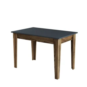 Levents Matbord 110x72 cm Brun/Svart Hanah Home - Möbler Sista chansen
