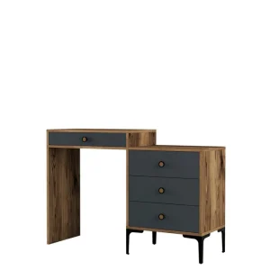 Ameias Sminkbord 124x84,7 cm Brun/Svart Hanah Home - Möbler Beställ idag