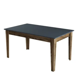 Lissione Matbord 145x88 cm Brun/Svart Hanah Home - Möbler Beställ nu