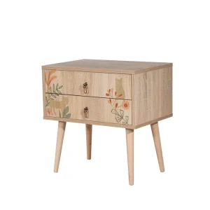 Begränsad tid Bertoaria Sängbord 60x40 cm Brun Hanah Home - Möbler