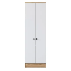 Hooda Garderob 59,8x182,8 cm Brun/Vit Hanah Home - Förvaring Endast idag