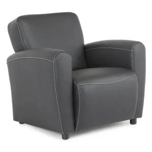 Manor House Aston Fåtölj Bonded Leather Svart - Möbler Köp online