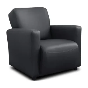 Trygg betalning Scandinavian Choice Aston Fåtölj Bonded Leather Svart - Möbler