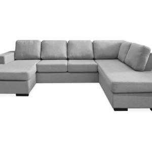 Scandinavian Choice Nebraska U-soffa med Divan Vänster Grå - Möbler Sista chansen