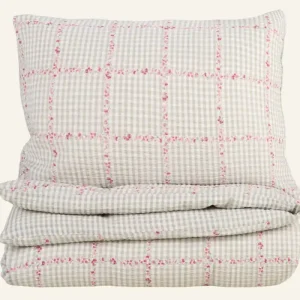 Påslakanset i bäckebölja multi/grön - 150x210 cm/50x60 cm Populärt val