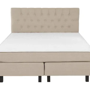 Bed Deluxe Komplett Sängpaket180x200 cm Beige - Möbler Lågt pris