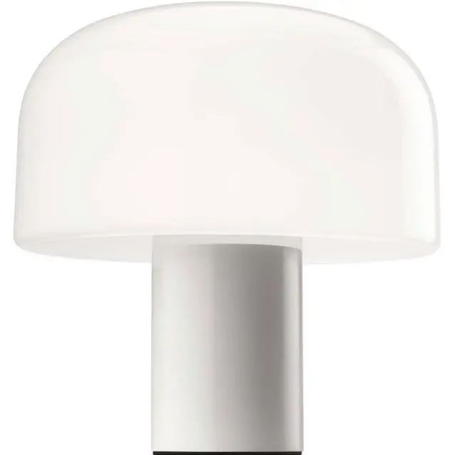 Bellhop Glass T Bordslampa, Vit risnedsättning