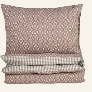 Premium Påslakanset i bäckebölja multi/rosa - 150x210 cm/50x60 cm