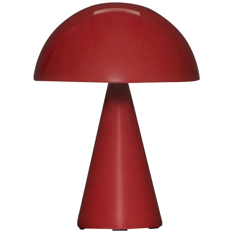 Rea Mush Portabel Lampa Portabel, Röd