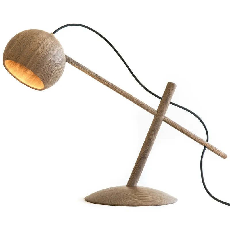 Begränsat erbjudande Lune Bordslampa, Rökt Ek