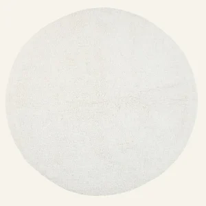 Badrumsmatta offwhite - ø80 cm I lager