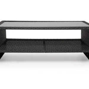 Premium Bord Wisconsin 110 cm Konstrotting/Svart Hillerstorp - Utemöbler & utemiljö