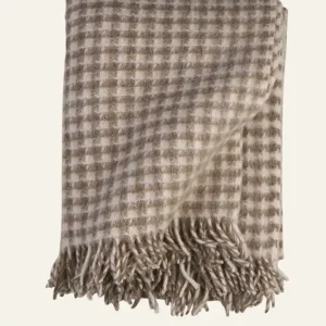 Bästa pris Ullpläd multi/beige - 130x170 cm