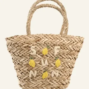 Nedsatt pris Stråväska natur - 32x20x7 cm