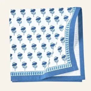 Utförsäljning 2-pack tygservetter blå - 45x45 cm