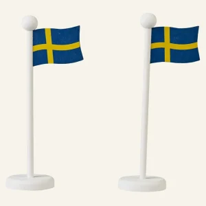Flaggpynt multi/blå - 15,5 cm Nedsatt pris