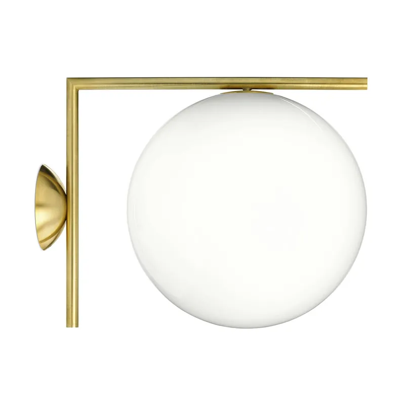 Rabatter IC Lights C/W2 Tak/Vägglampa, Brushed Brass