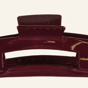 Hårklämma burgundy - 5,5x10 cm Handla nu