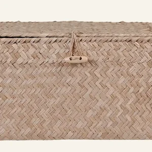 Förvaringskorg natur - 31x18x15 cm Nedsatt pris