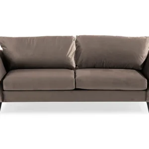 Scandi Days Trend 3-sits Sammetssoffa Brun - Möbler Nedsatt pris