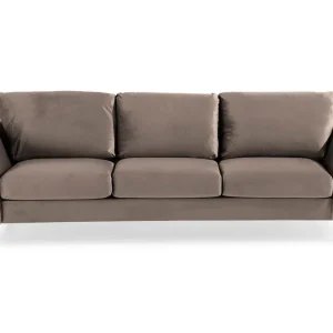 Scandi Days Trend 3-sits Sammetssoffa Brun - Möbler Premium