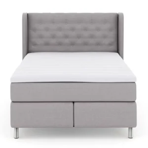 Nedsatt pris Select No 3 Komplett Sängpaket 140x200 Fast/Medium Ljusgrå/Metall - Möbler