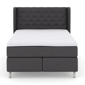 Select No 3 Komplett Sängpaket 140x200 Fast/Medium Mörkgrå/Metall - Möbler Köp nu