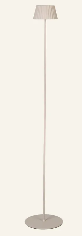 Batteridriven golvlampa beige - 122 cm ø13,5 Erbjudandepris