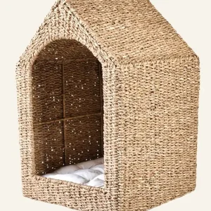 Hundbädd natur - 38x44x62 cm Säker betalning