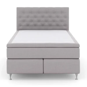 Extra rabatt Select No 6 Kontinentalsäng 140x200 Fast/Medium Watergel Ljusgrå/Silver - Möbler