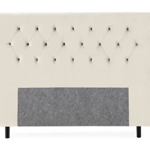 Royal Velvet Sänggavel 180 cm Beige - Möbler Fynd