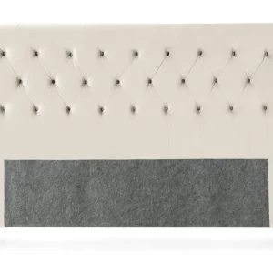 Begränsad tid Royal Velvet Sänggavel 210 cm Beige - Möbler
