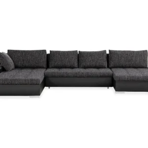 Cillo 2-sits Bäddsoffa Svart/Grå - Möbler Fynd