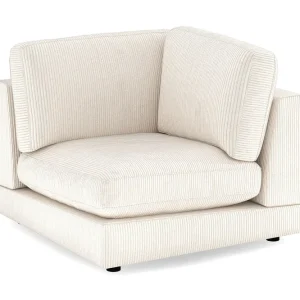Andrarum Arken 1-sits Hörnmodul i Manchester Beige - Möbler Erbjudande
