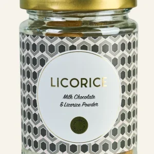 Köp online Med mjölkchoklad och lakritspulver brun - 170 g