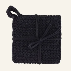 Grytlapp svart - 19x19 cm Utförsäljning