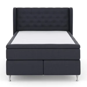 Select No 4 Komplett Sängpaket 140x200 Fast Blå/Silver - Möbler Endast denna vecka