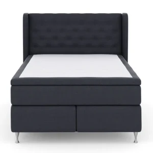 Sänkt pris Select No 4 Komplett Sängpaket 160x200 Fast Blå/Silver - Möbler