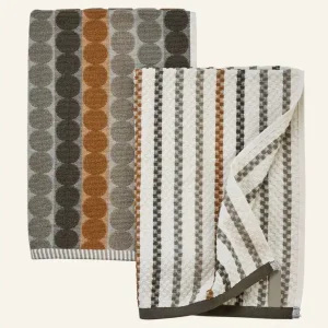 Begränsat antal Kökshanddukar 2 pk brun - 45x70 cm