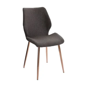 Snabb leverans Loft24 Kaspars Köksstol 2-pack Antracit/Metall - Möbler