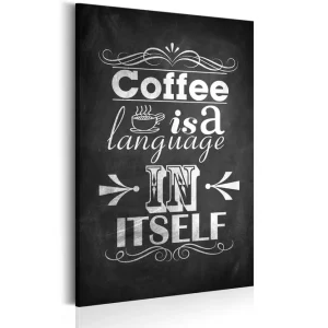 Snabb leverans Tavla Coffee Language VALUE_MISSING_3 80x120 - Inredning